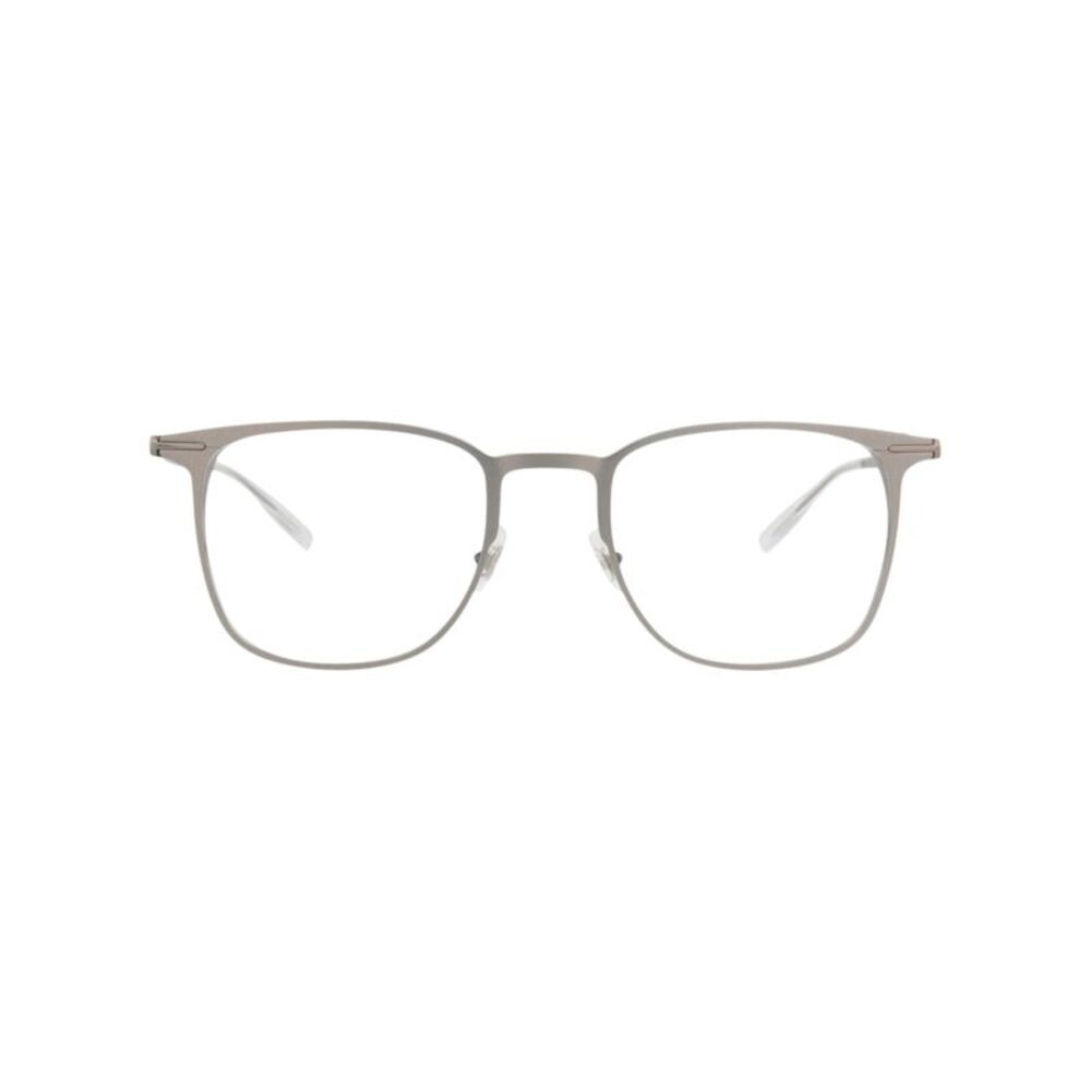 Montblanc Square-Frame Alluminium Optical Frames Silver Mens